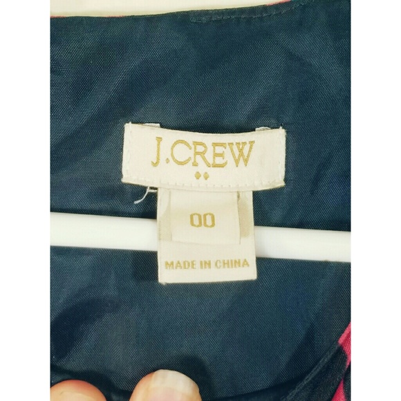 J. Crew Geometric Print Tribal Pattern Shift Dress - Picture 5 of 7